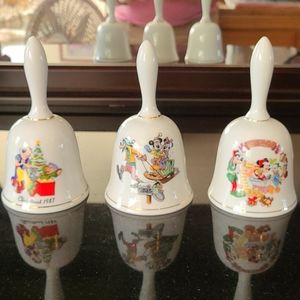 Vintage Disney Collectible bells - set of 3
